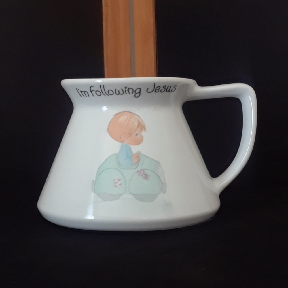 Precious Moments Mug "I'm Following Jesus" NWOT